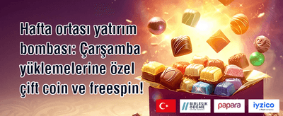 Çevrimsiz Yatırım Bonusu promotion banner